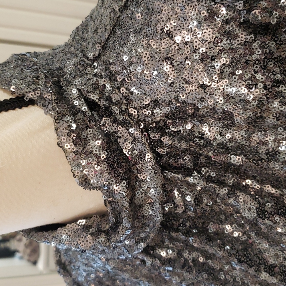 Anthropology sequin long sleeve blouse - Picture 2 of 7